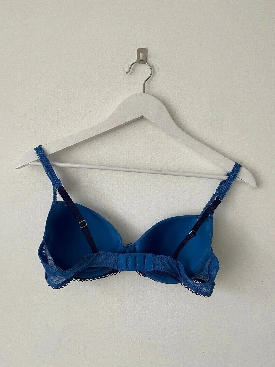 EX. M&S Balcony Bra Blue Sizes available 34B 32C Geo Mesh - BB Fashion Outlet