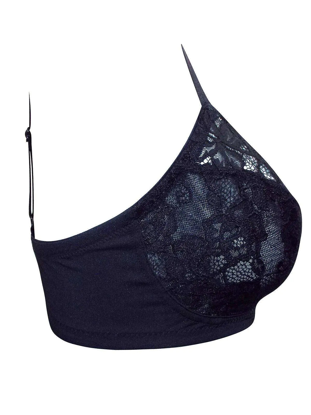 Ex. M&S Black Allover Lace Non-Padded Full Cup Bra 34B, 34D - BB Fashion Outlet