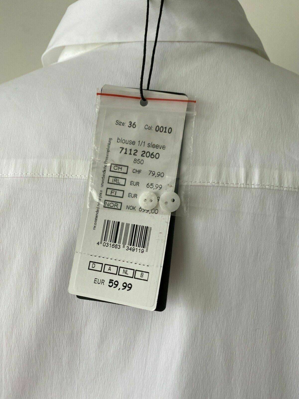 More & More White Shirt Long Sleeve Collared Wide Fit Shirt Size 10 - BB Fashion Outlet