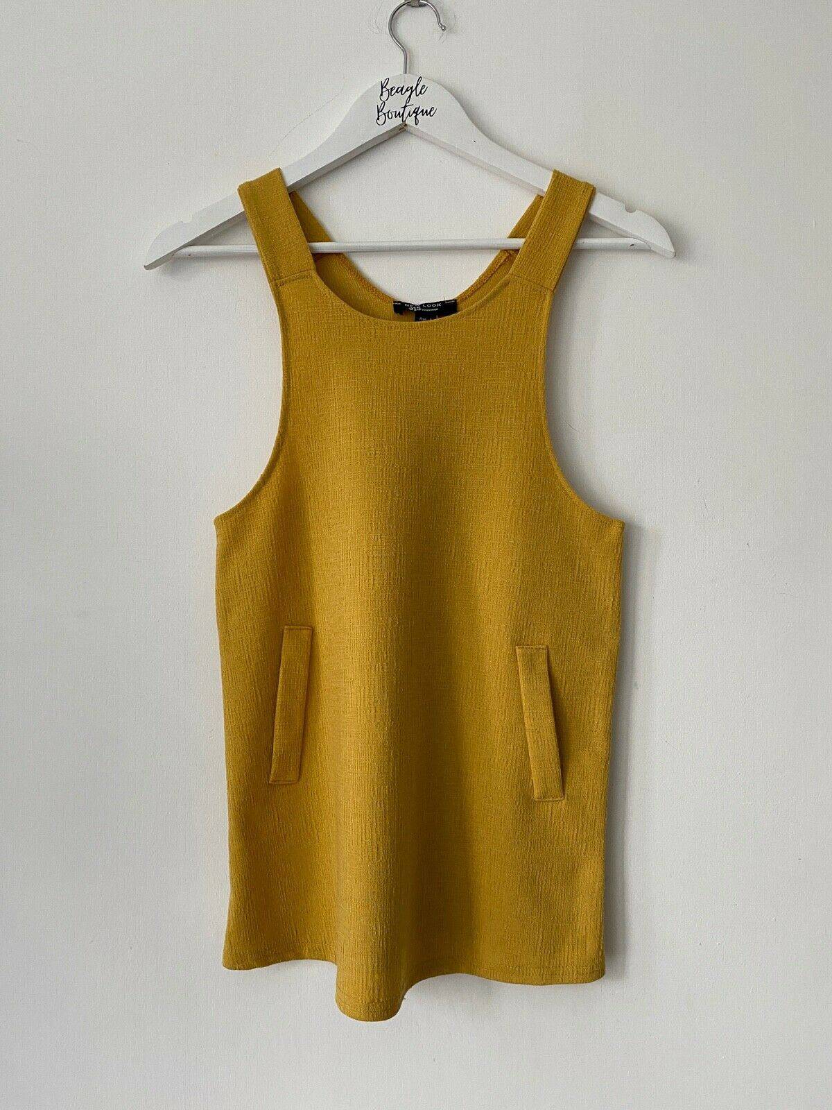 Girls 915 Generation New Look Yellow Ponte Pinny Dress Age 9 Years Old - Beagle Boutique Fashion Outlet