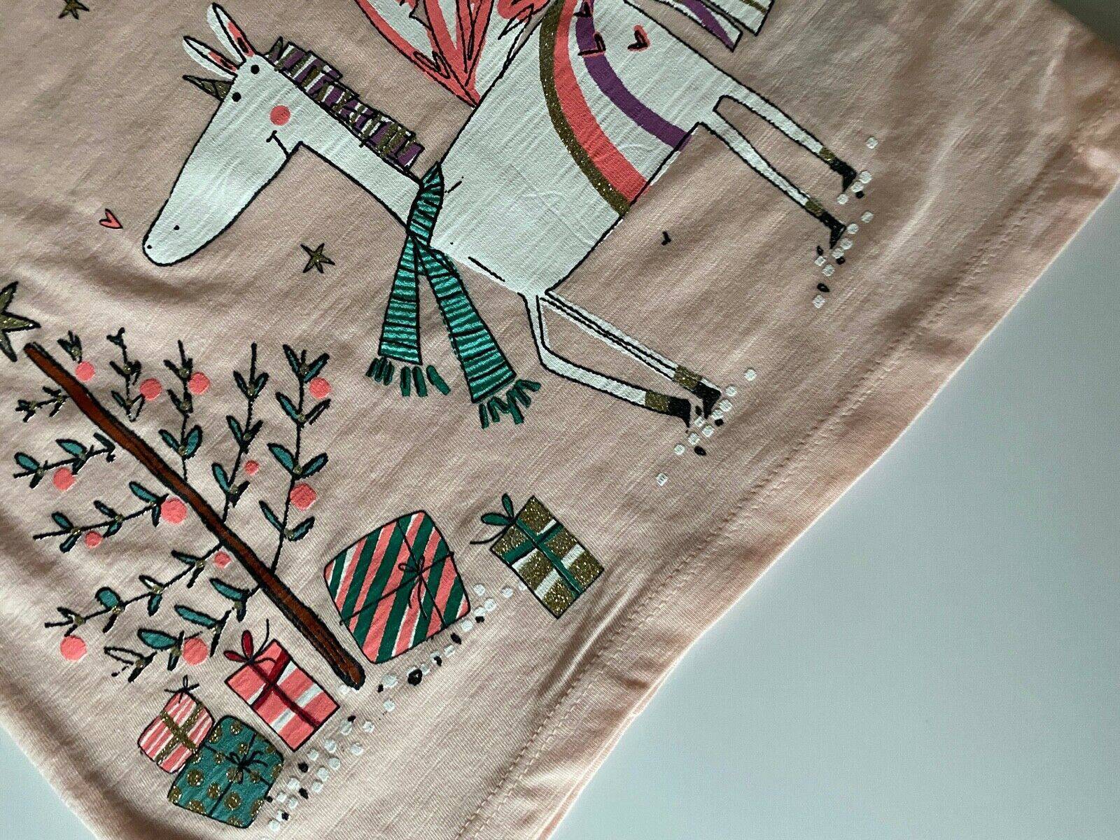 Girls Next Christmas Long Sleeve Pink T-Shirts  3-6 Mth, 18-24 Mth, 2-3 Yrs, 4-5 - BB Fashion Outlet