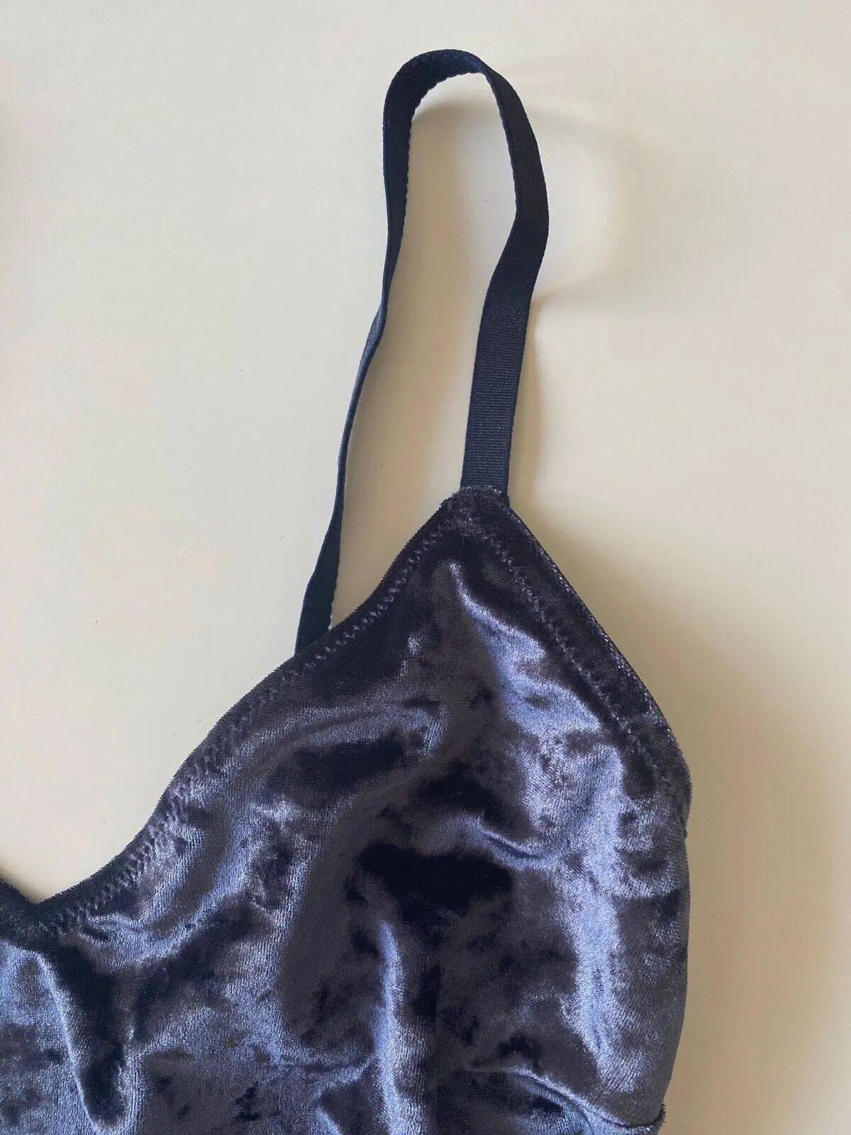 NEXT Lingerie Non-Padded Non-Wired Body Dark Blue Velvet Sizes 10 12 14 16 18 - BB Fashion Outlet