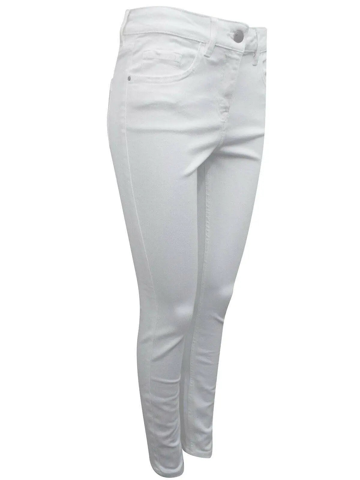 Next White Mid Rise Cotton Rich Skinny Jeans L31  Sizes: 8, 10, 12, 18, 20, 22 - BB Fashion Outlet