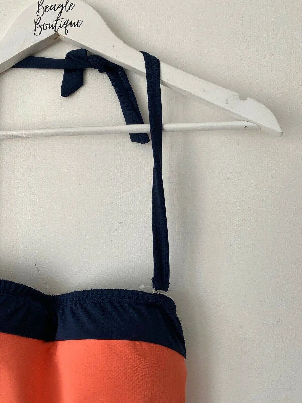 Next Colourblock Halter-neck tie Swimsuit 6, 8, 10, 18, 20 UK - BB Fashion Outlet