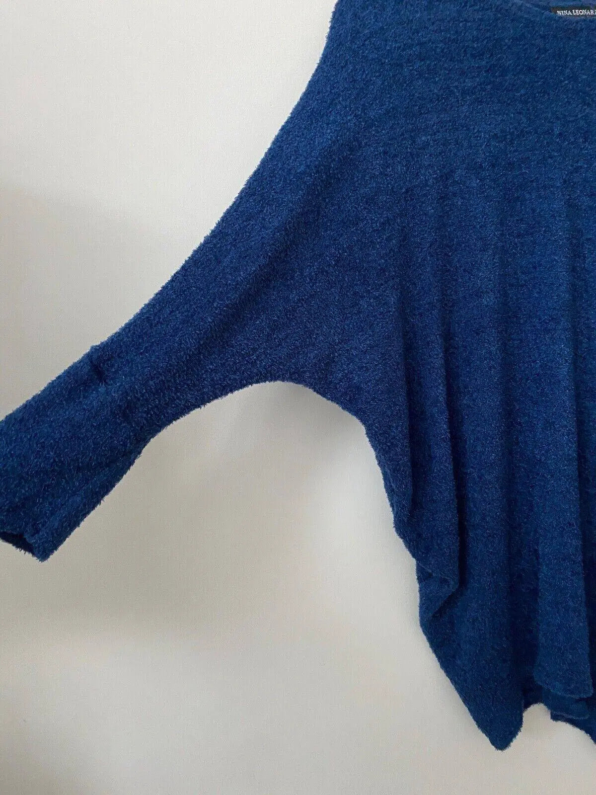 Nina Leonard Dolman Fluffy Top Size S - BB Fashion Outlet