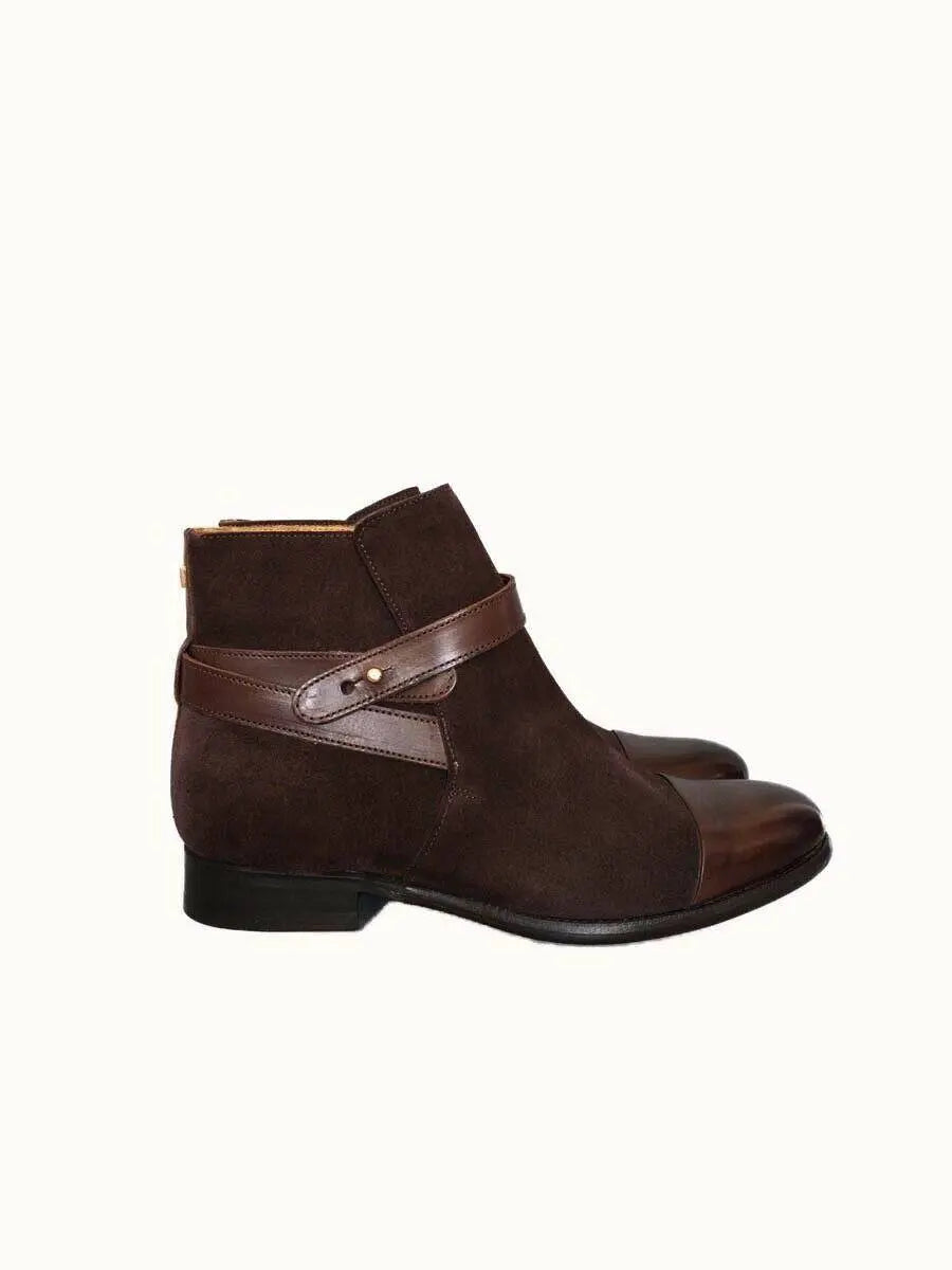 PARADIGMA Black System Parma TDM Velour Chelsea Boot Real Leather 5, 6, 7 UK - Beagle Boutique Fashion Outlet