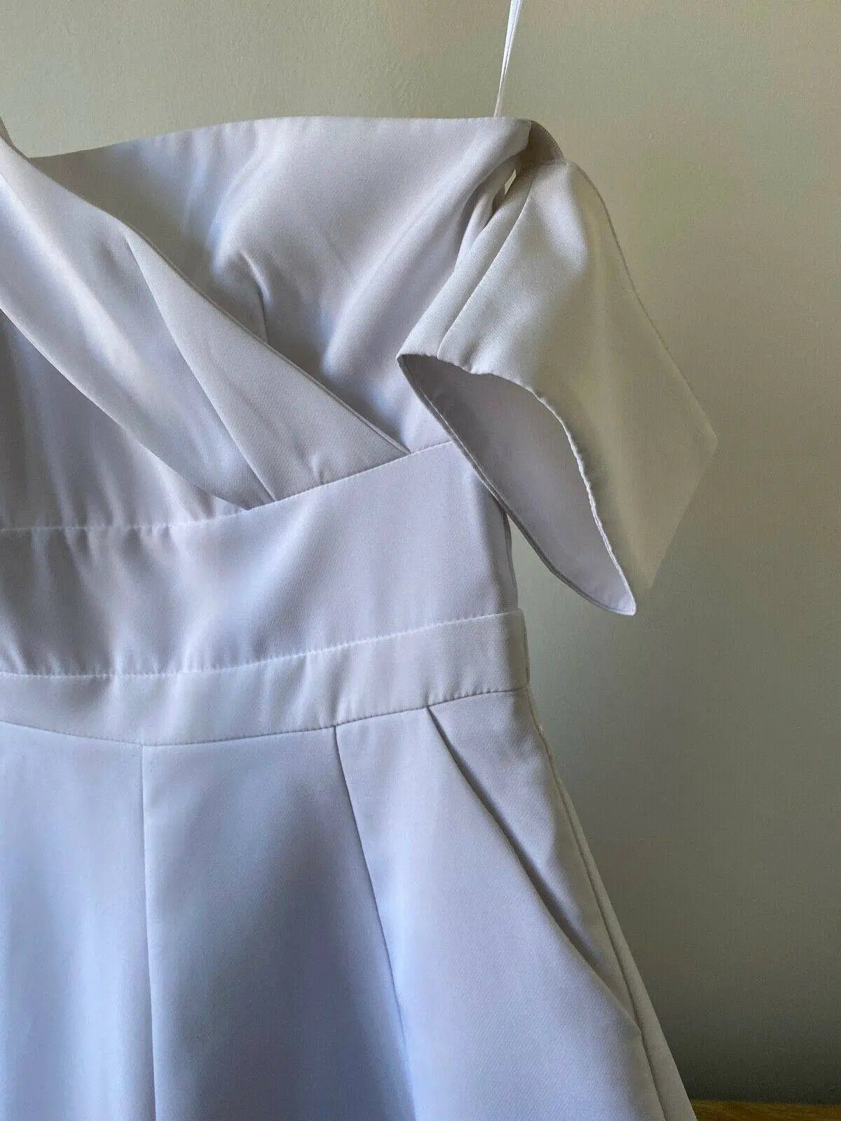 Runaway Elixir Playsuit White Sizes 8, 12 UK - BB Fashion Outlet