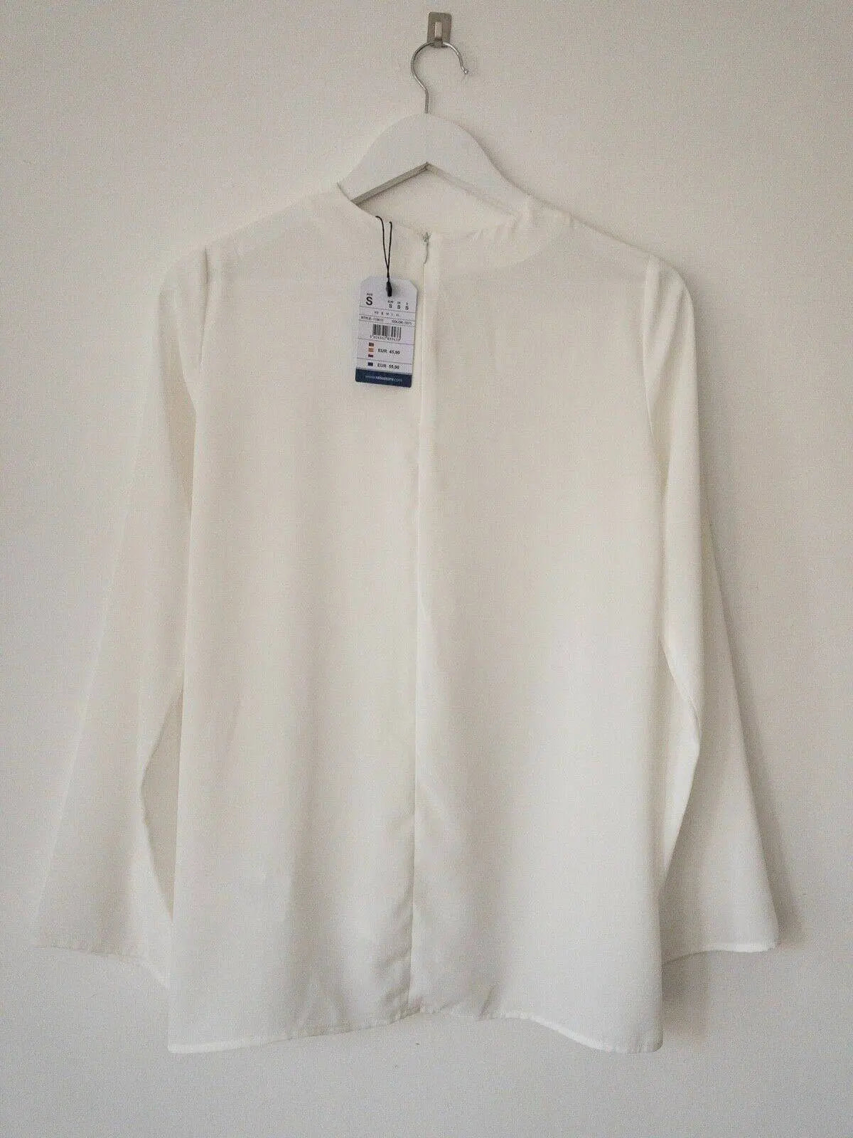 SALSA Off White Twist Blouse 6, 10, 12 - BB Fashion Outlet