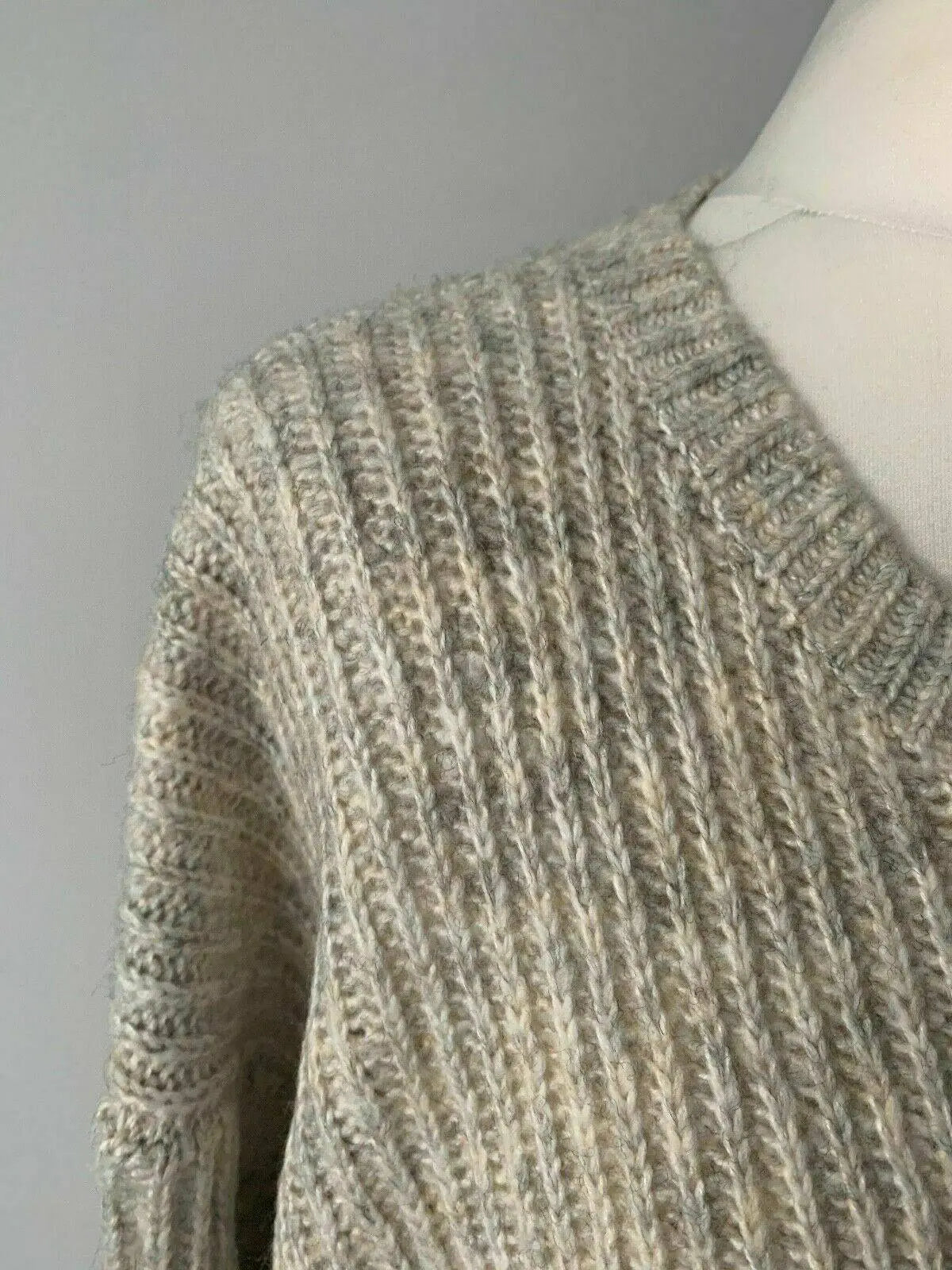 Topshop Knit Jumper Boxy Wide Fit Oat Oversized Petite XS, S & L - BB Fashion Outlet