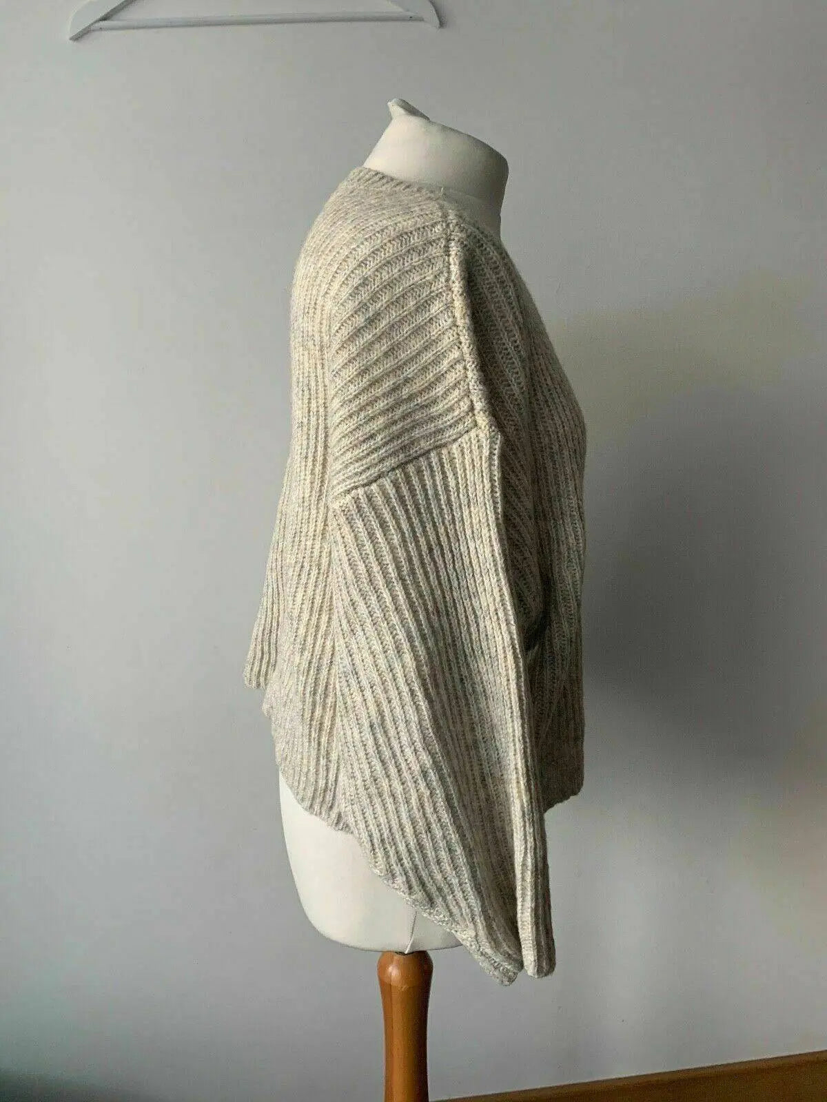 Topshop Knit Jumper Boxy Wide Fit Oat Oversized Petite XS, S & L - BB Fashion Outlet