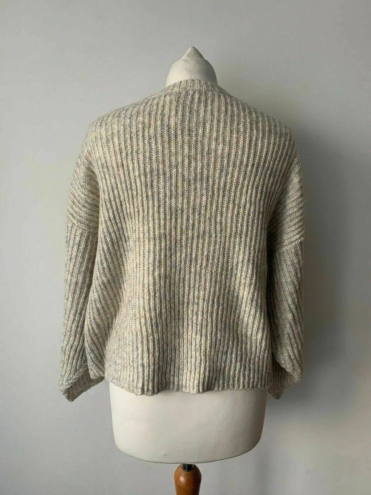 Topshop Knit Jumper Boxy Wide Fit Oat Oversized Petite XS, S & L - BB Fashion Outlet