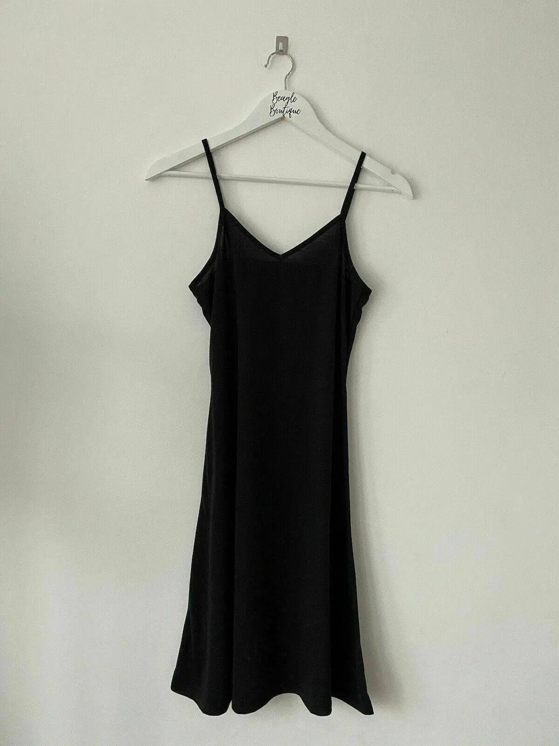 Black Camisole Slip Size 8 - 10 Adjustable Straps - BB Fashion Outlet