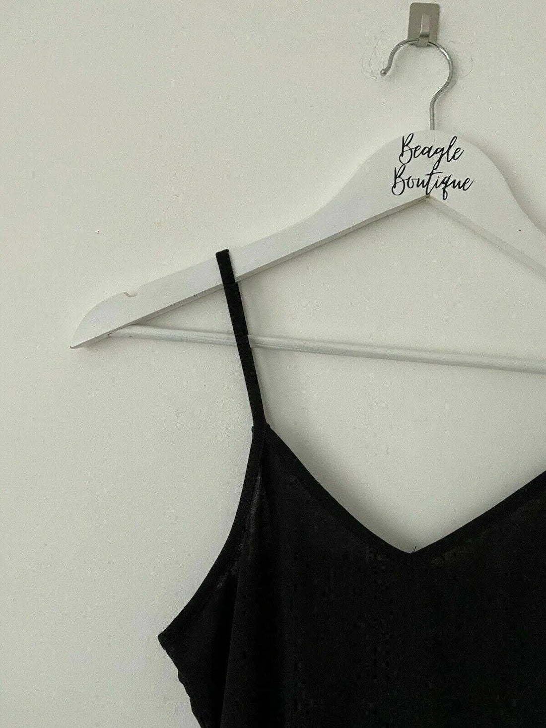 Black Camisole Slip Size 8 - 10 Adjustable Straps - BB Fashion Outlet
