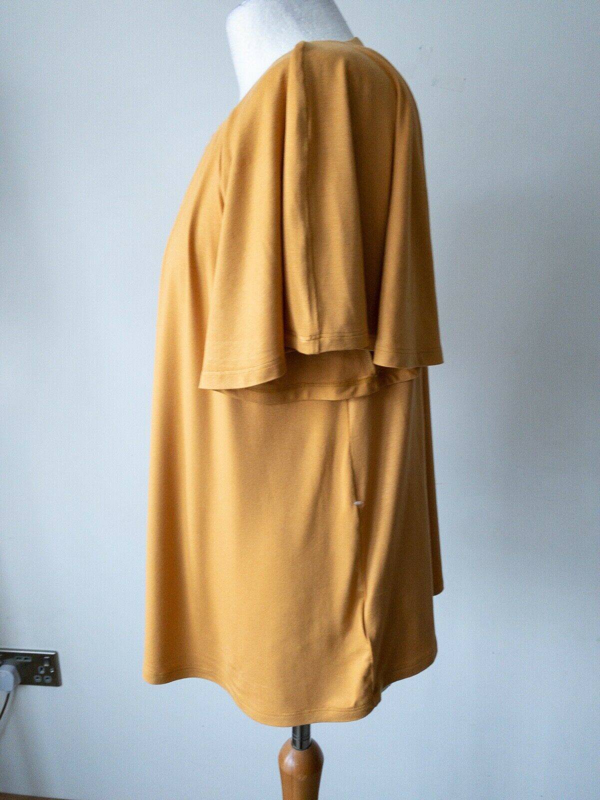 Mustard Yellow Flared Top Size 12 - Beagle Boutique Fashion Outlet