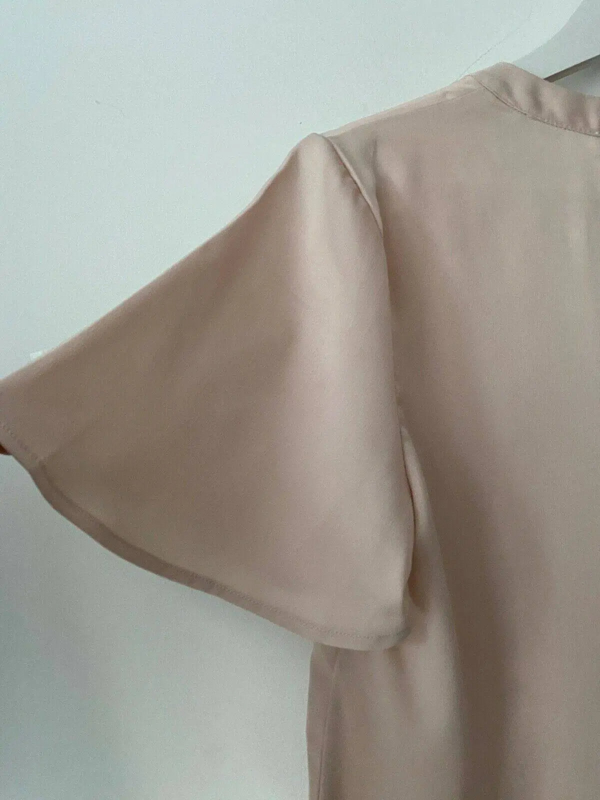 Very Blush Pink satin Type T-Shirt Size 8 - Beagle Boutique Fashion Outlet