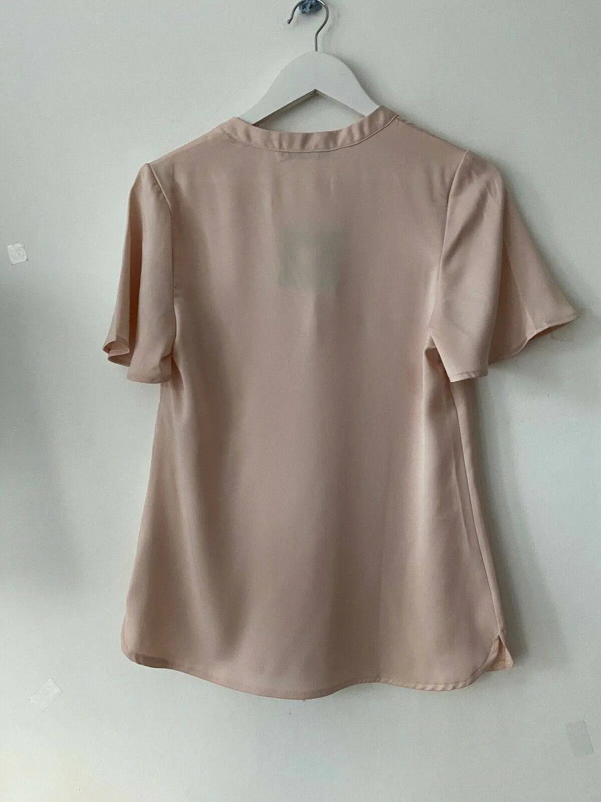 Very Blush Pink satin Type T-Shirt Size 8 - Beagle Boutique Fashion Outlet