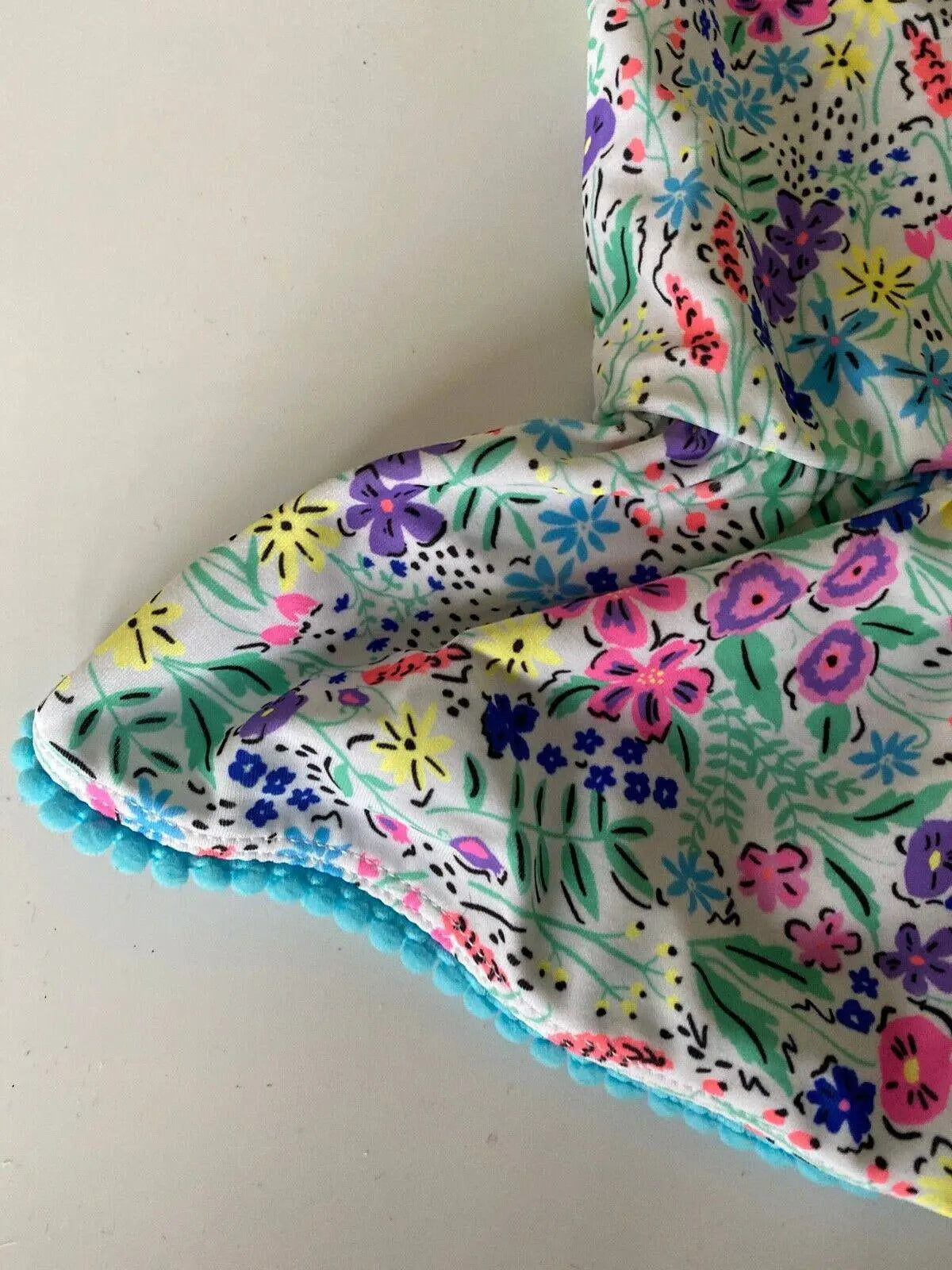Girls VERY Neon Floral Sunsafe x2 Swimwear Tops Age 4-5 Bottoms are missing - BB Fashion Outlet