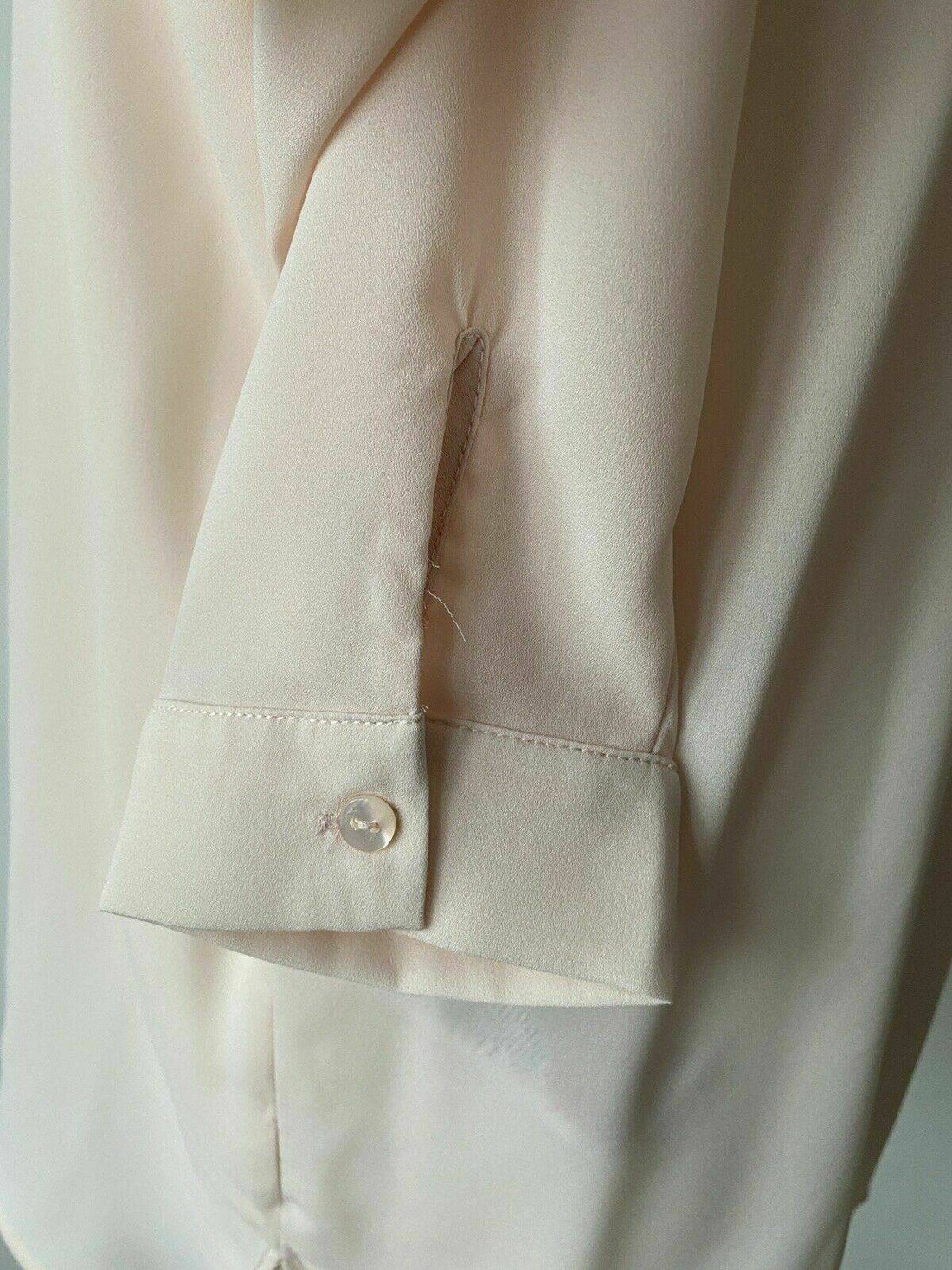 VILA ViLucy Low Split Neck Shirt Peach Blush RRP £30 sizes available S and L - BB Fashion Outlet