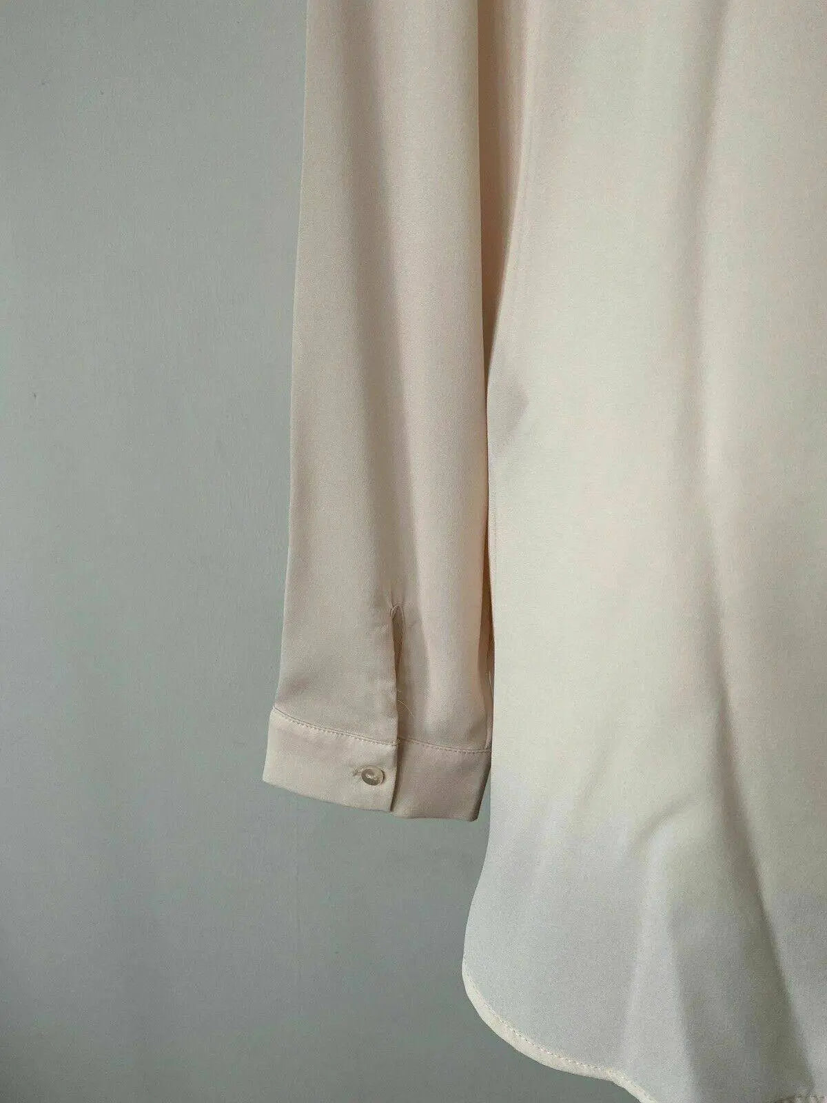VILA ViLucy Low Split Neck Shirt Peach Blush RRP £30 sizes available S and L - BB Fashion Outlet